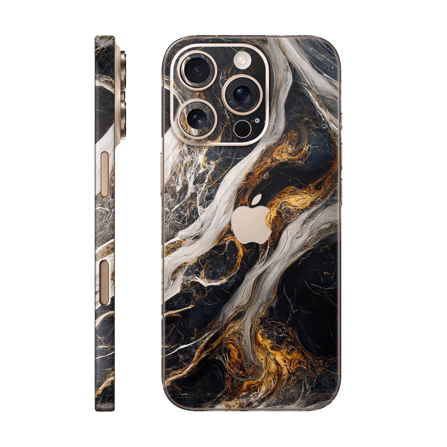 Folie de protectie iPhone 16 Pro Max, eSkins Signature, Skin Luxe Nebula