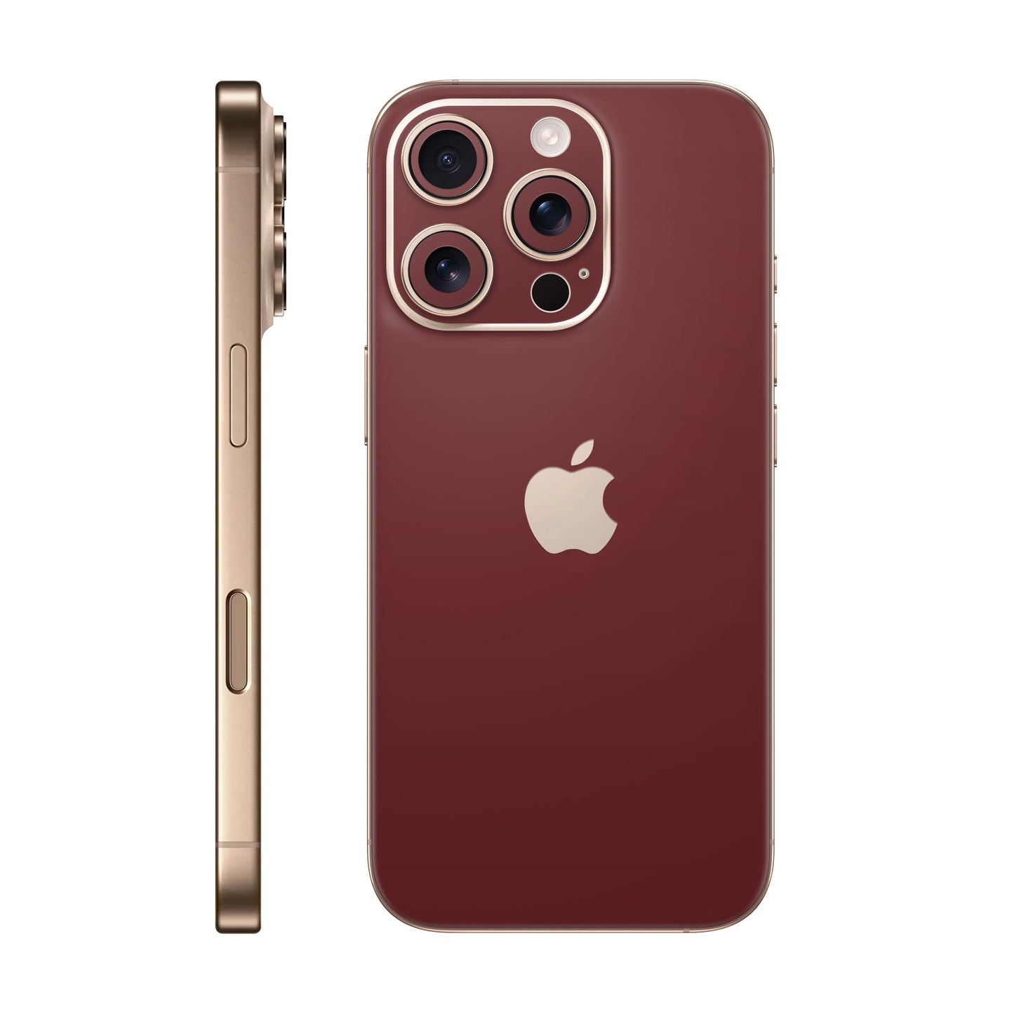 Folie de protectie iPhone 16 Pro Max, eSkins Unique, Skin Mat Cupru