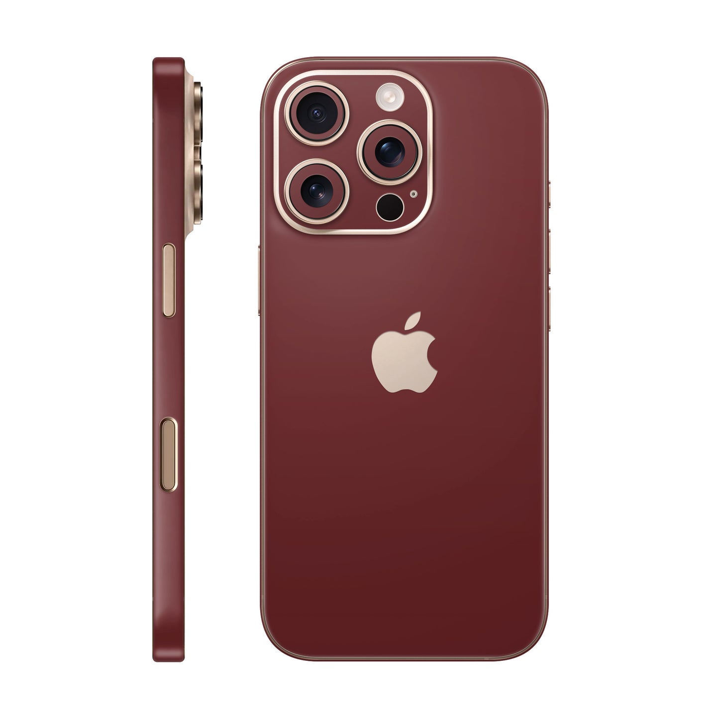 Folie de protectie iPhone 16 Pro Max, eSkins Unique, Skin Mat Cupru