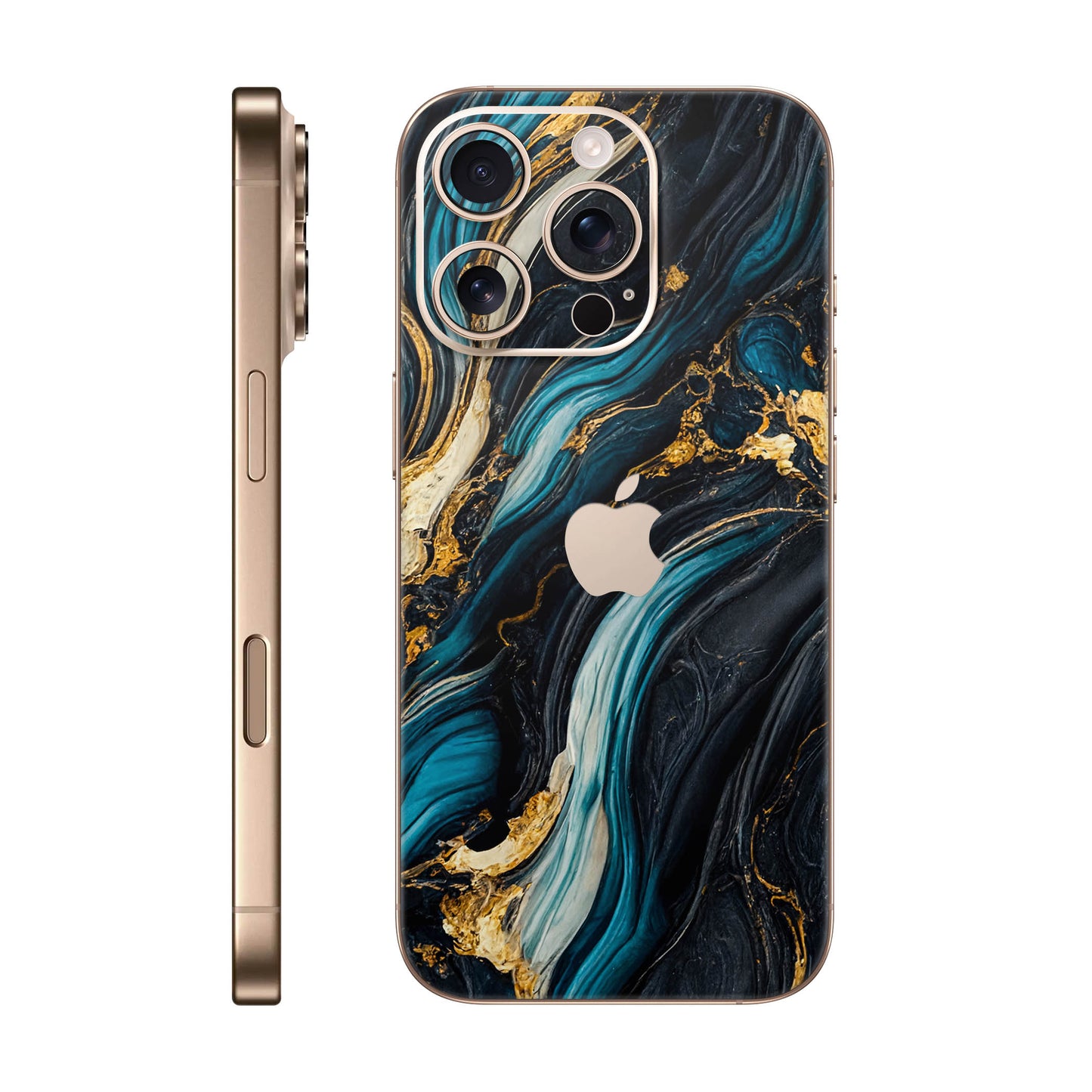 Folie de protectie iPhone 16 Pro Max, eSkins Signature, Mystic Ocean