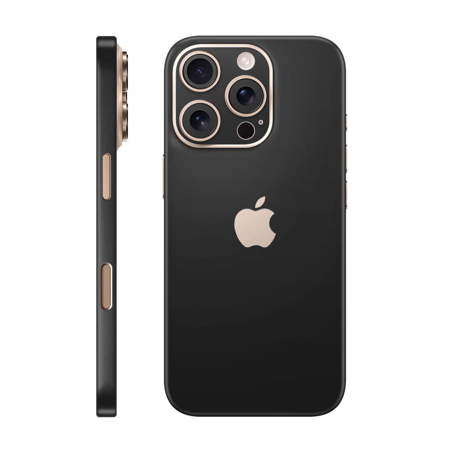Folie de protectie iPhone 16 Pro Max, eSkins Unique, Skin Mat Negru
