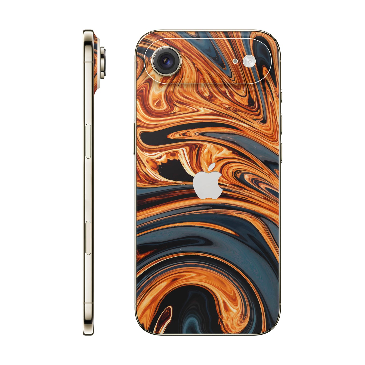 Folie de protectie iPhone 17 Air, eSkins Signature, Skin Amber Blaze