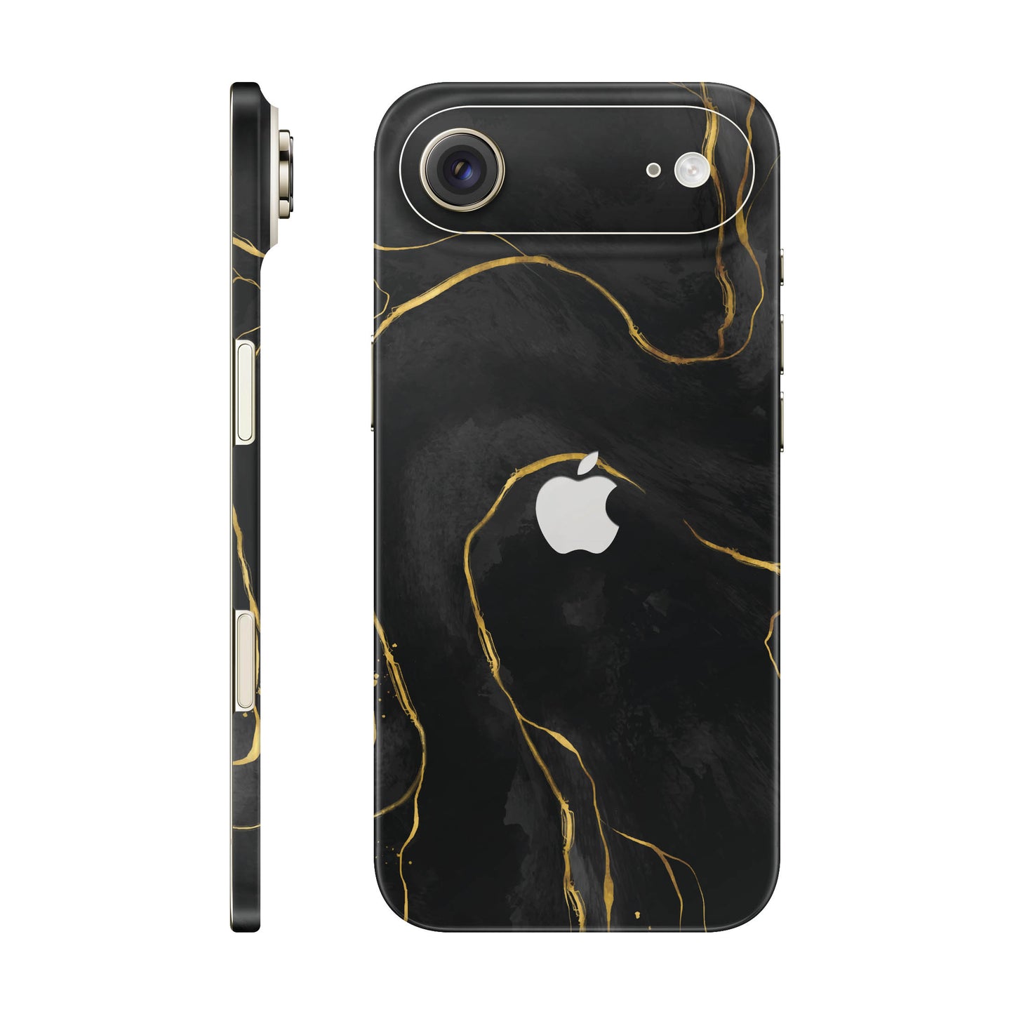 Folie de protectie iPhone 17 Air, eSkins Signature, Skin Golden Onyx