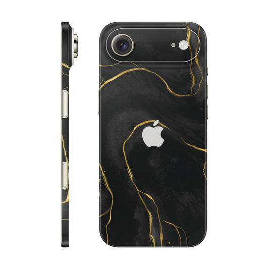 Folie de protectie iPhone 17 Air, eSkins Signature, Skin Golden Onyx