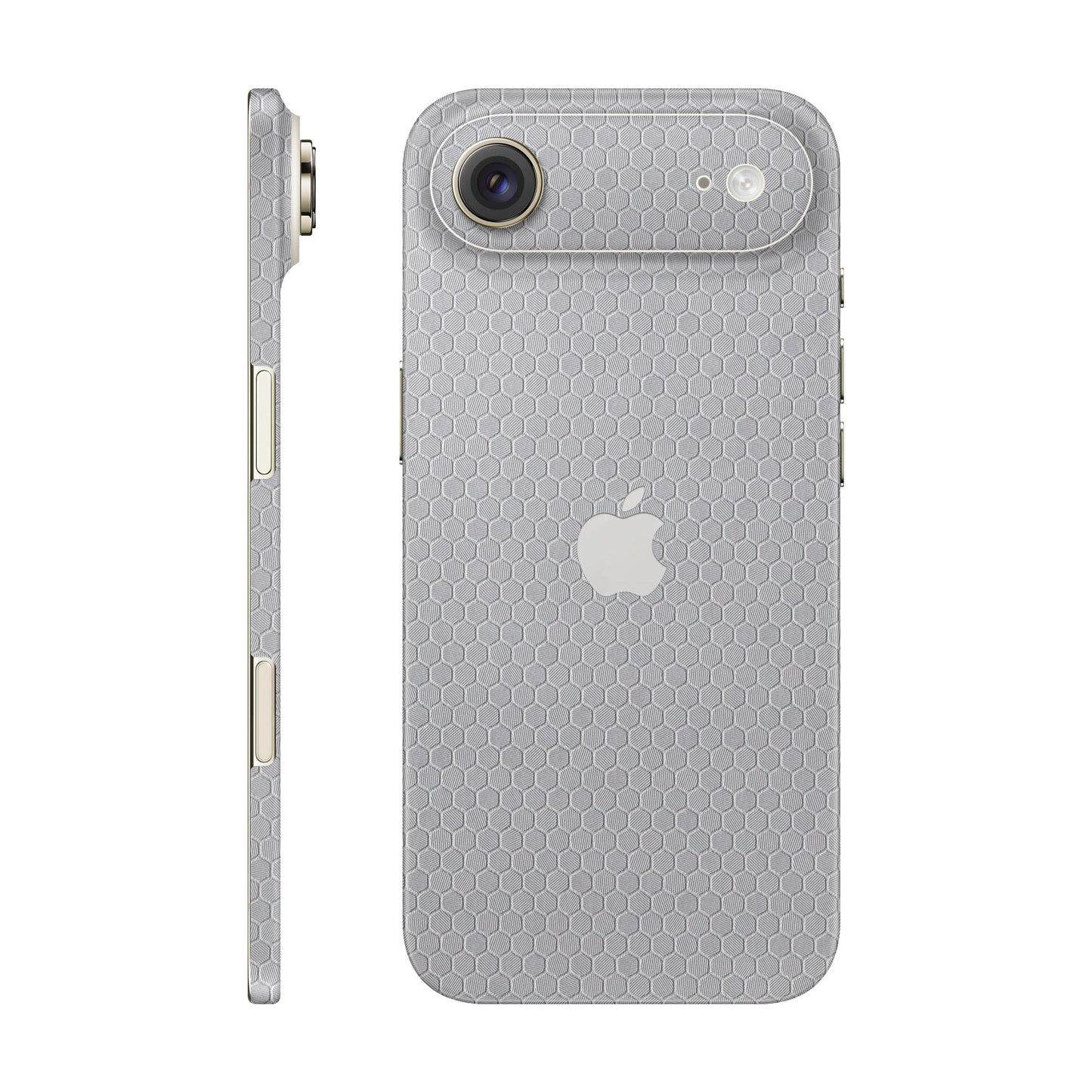 Folie de protectie iPhone 17 Air, eSkins Elegans, Skin Honeycomb Gri