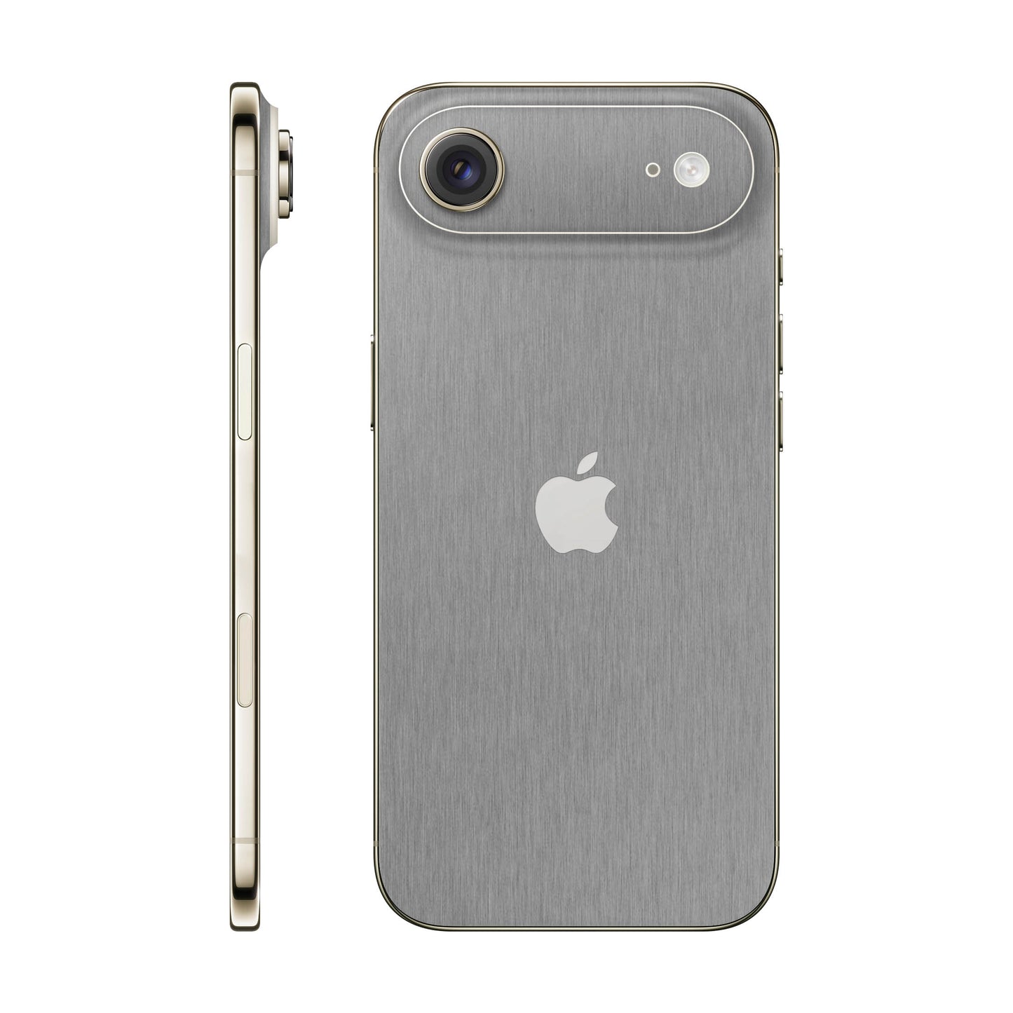 Folie de protectie iPhone 17 Air, eSkins Elegans, Skin Metalic Grafit
