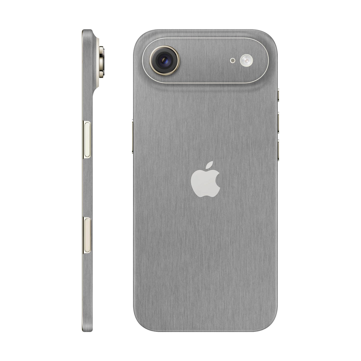 Folie de protectie iPhone 17 Air, eSkins Elegans, Skin Metalic Grafit