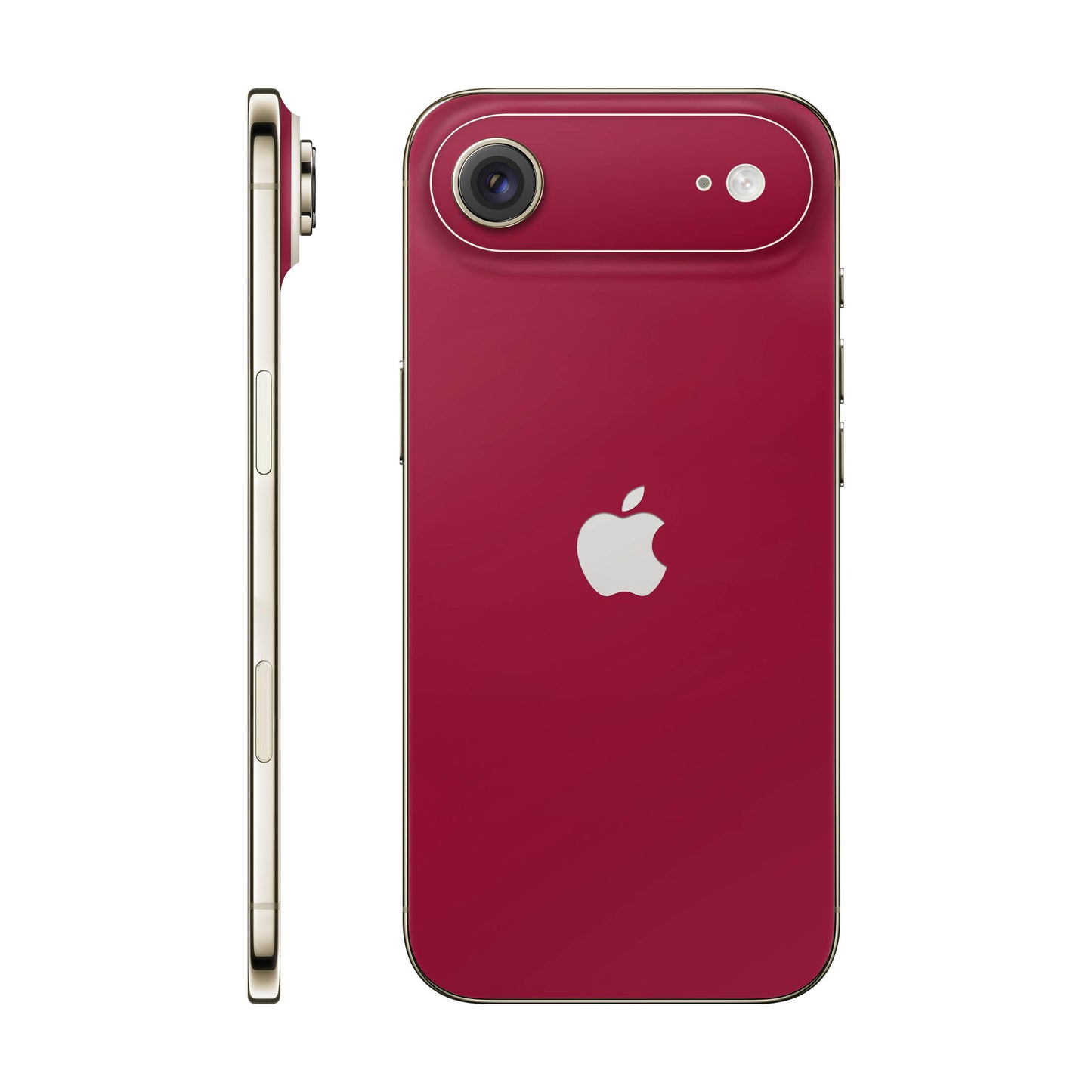 Folie de protectie iPhone 17 Air, eSkins Unique, Skin Mat Rosu