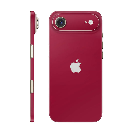 Folie de protectie iPhone 17 Air, eSkins Unique, Skin Mat Rosu