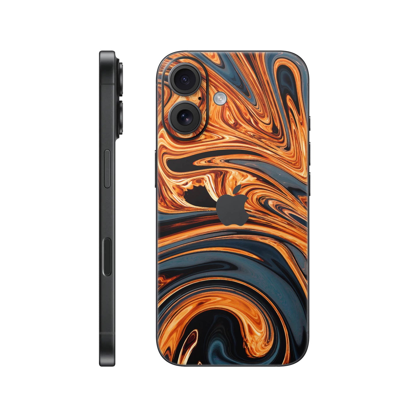 Folie de protectie iPhone 17, eSkins Signature, Skin Amber Blaze