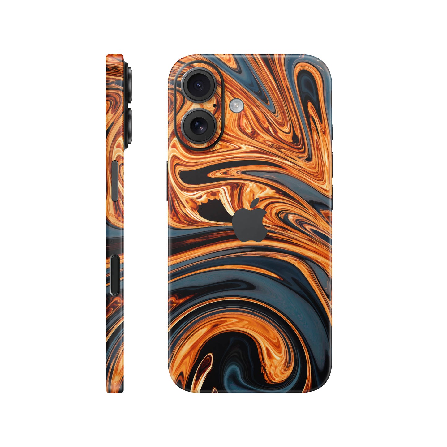 Folie de protectie iPhone 17, eSkins Signature, Skin Amber Blaze
