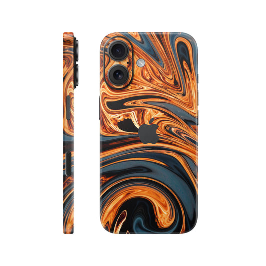 Folie de protectie iPhone 17, eSkins Signature, Skin Amber Blaze