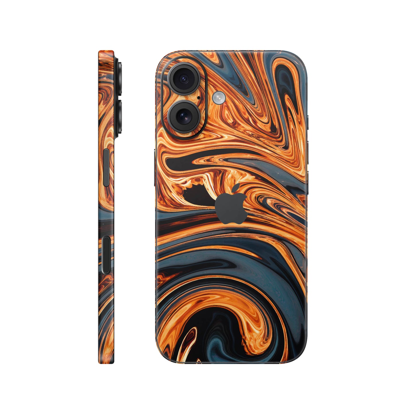 Folie de protectie iPhone 17, eSkins Signature, Skin Amber Blaze
