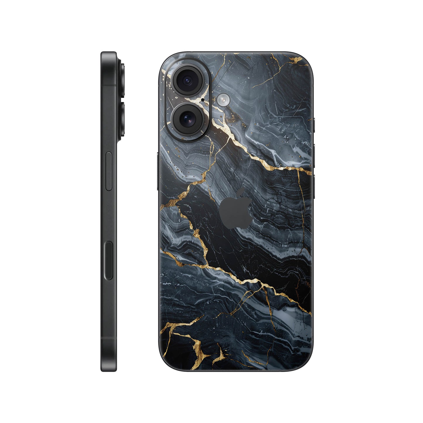 Folie de protectie iPhone 17, eSkins Signature, Skin Gilded Abyss
