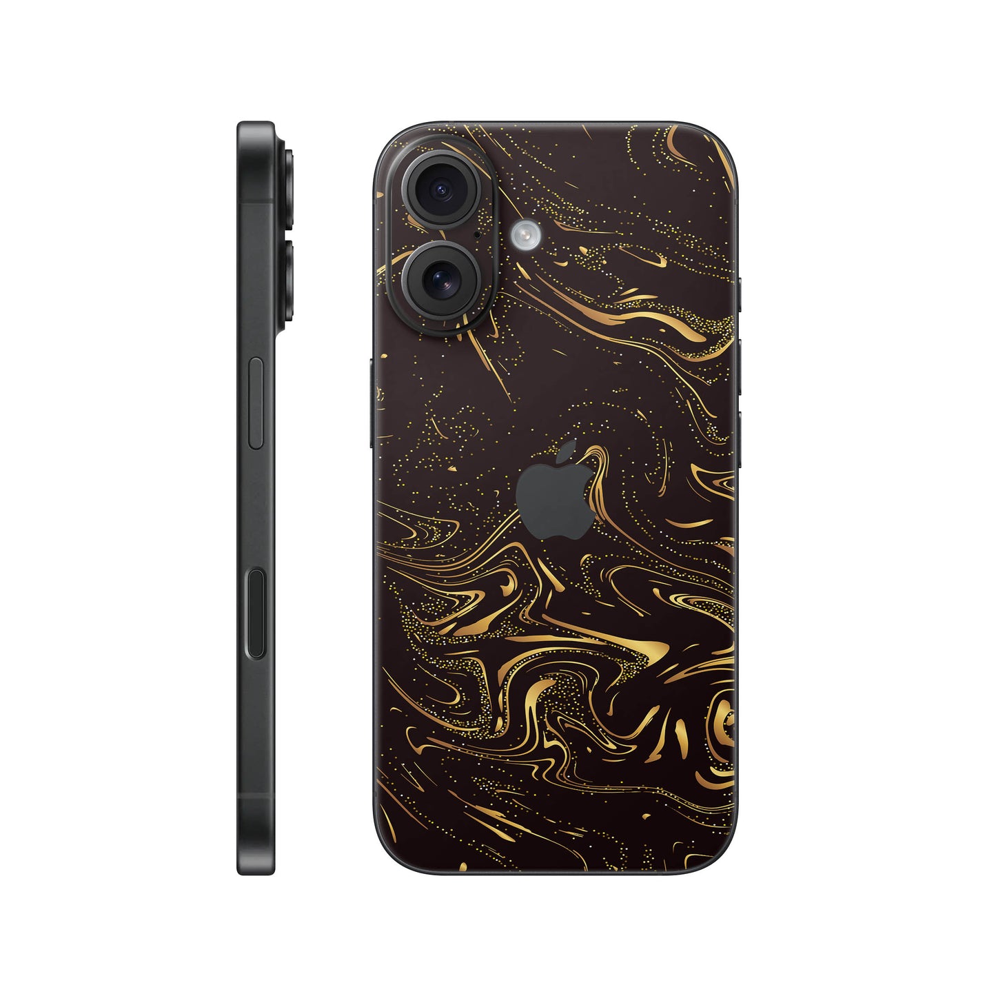 Folie de protectie iPhone 17, eSkins Signature, Golden Noir