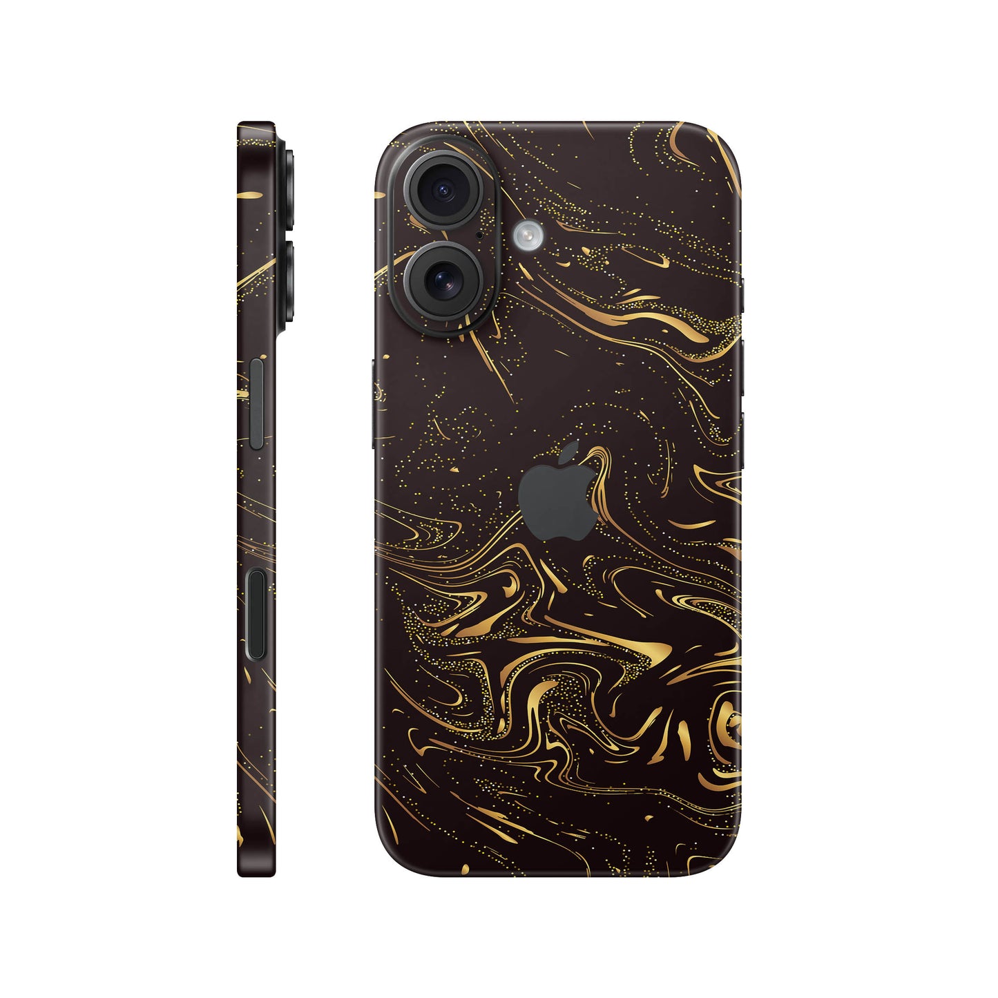 Folie de protectie iPhone 17, eSkins Signature, Golden Noir