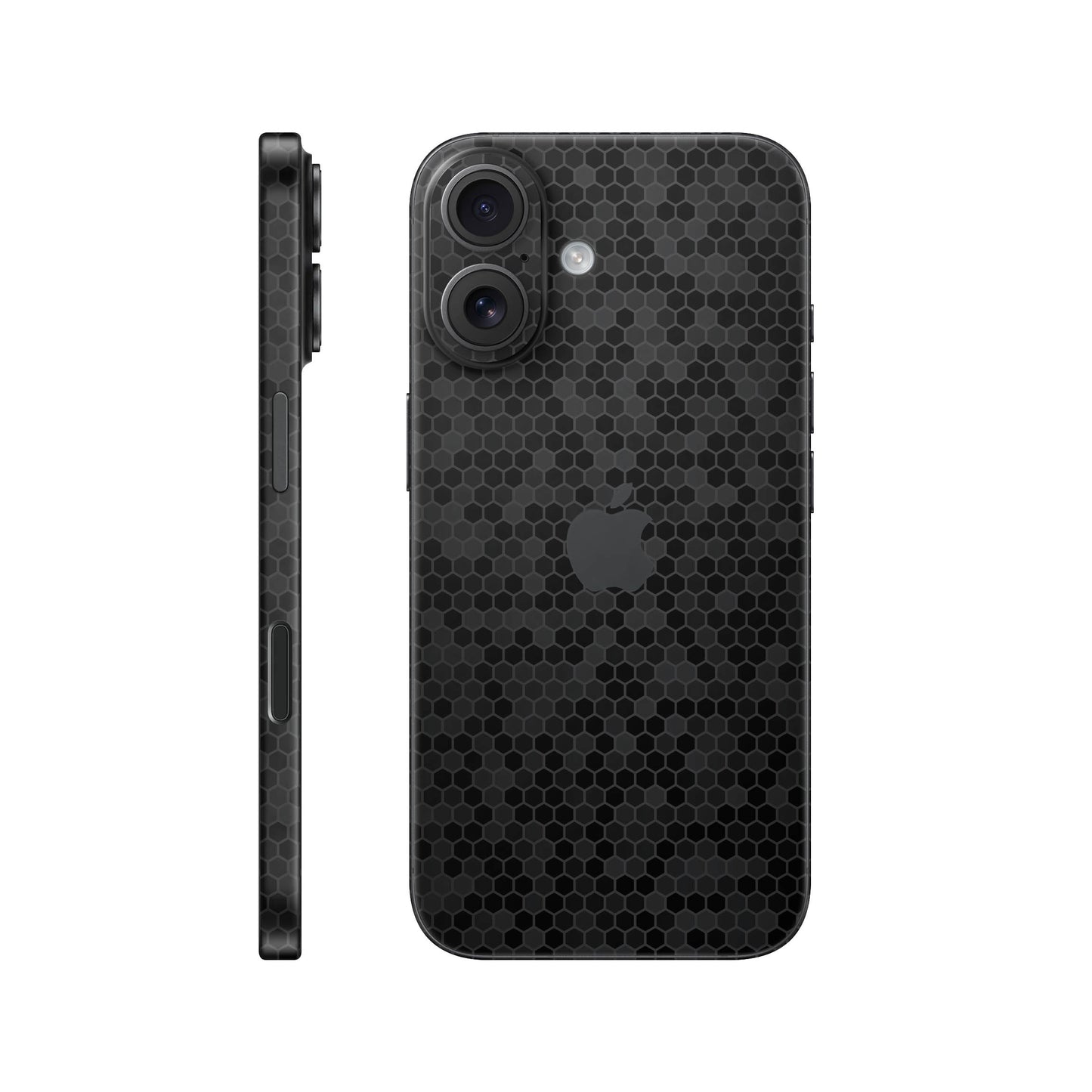 Folie de protectie iPhone 17, eSkins Elegans, Skin Honeycomb Negru