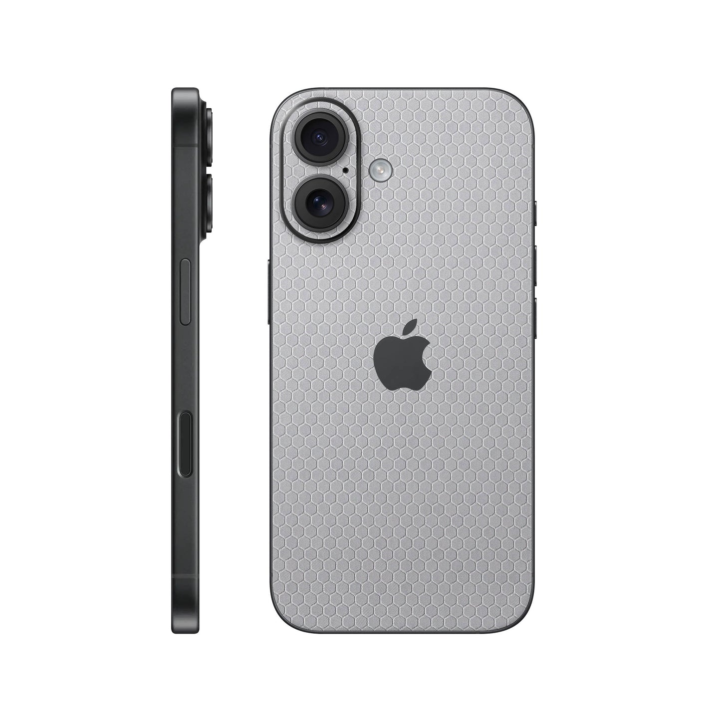 Folie de protectie iPhone 17, eSkins Elegans, Skin Honeycomb Gri