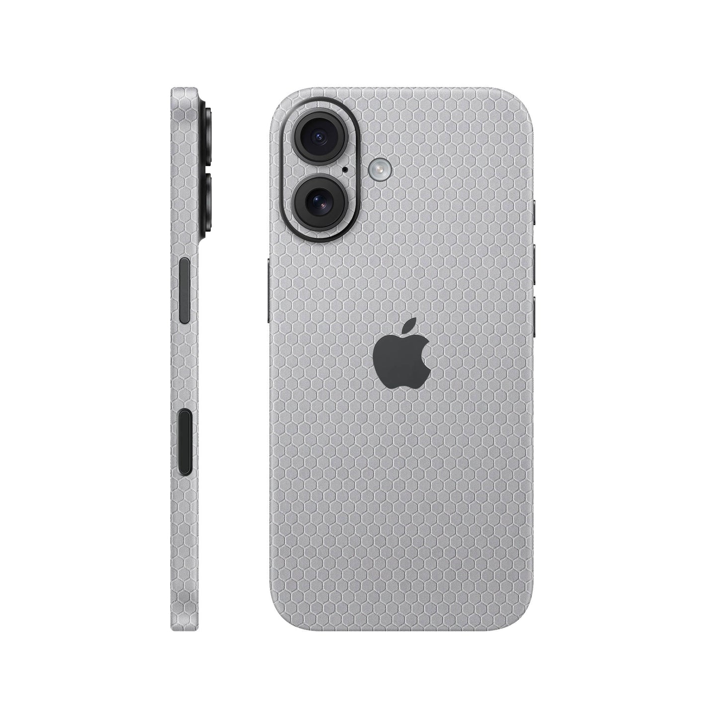 Folie de protectie iPhone 17, eSkins Elegans, Skin Honeycomb Gri
