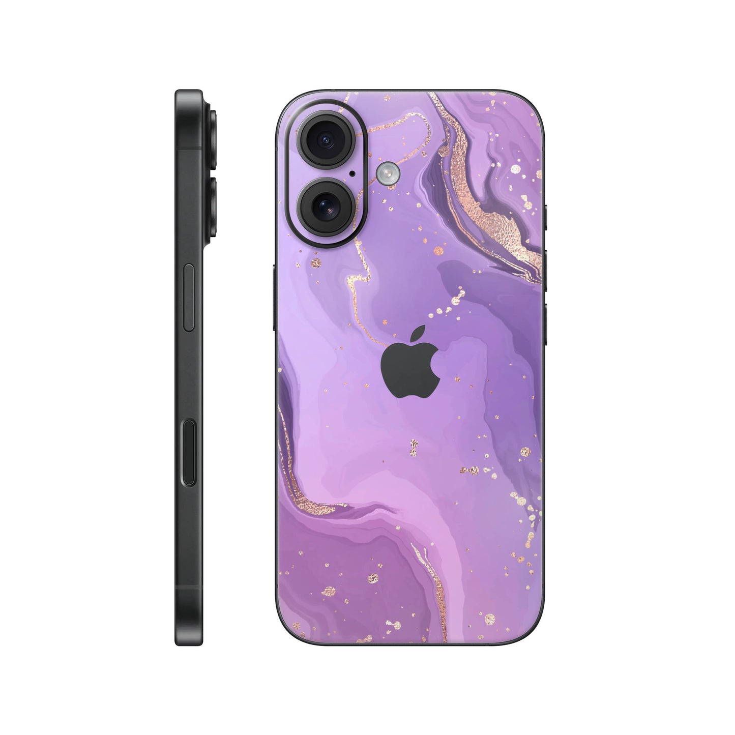 Folie de protectie iPhone 17, eSkins Signature, Skin Lavender Swirl