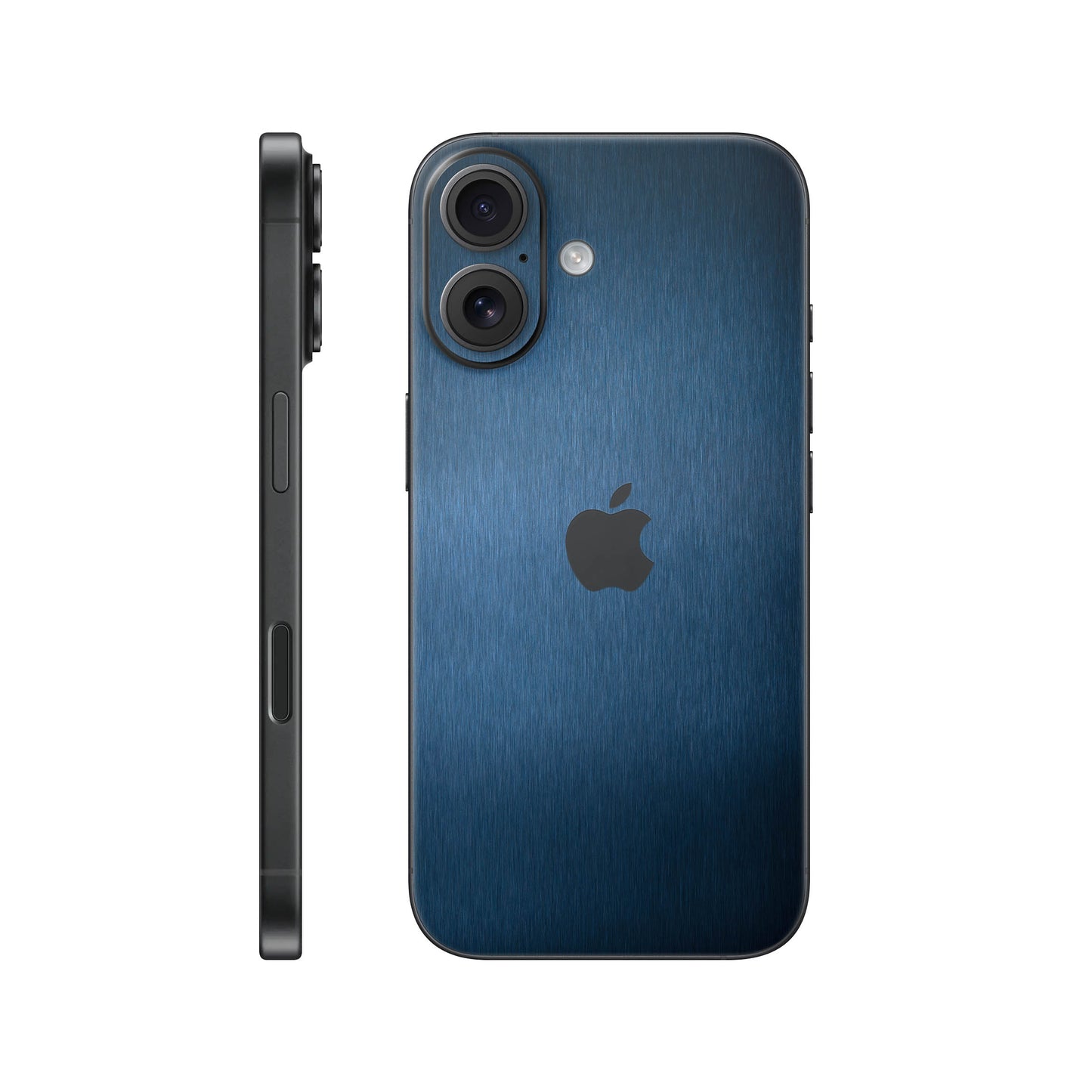 Folie de protectie iPhone 17, eSkins Elegans, Skin Metalic Albastru