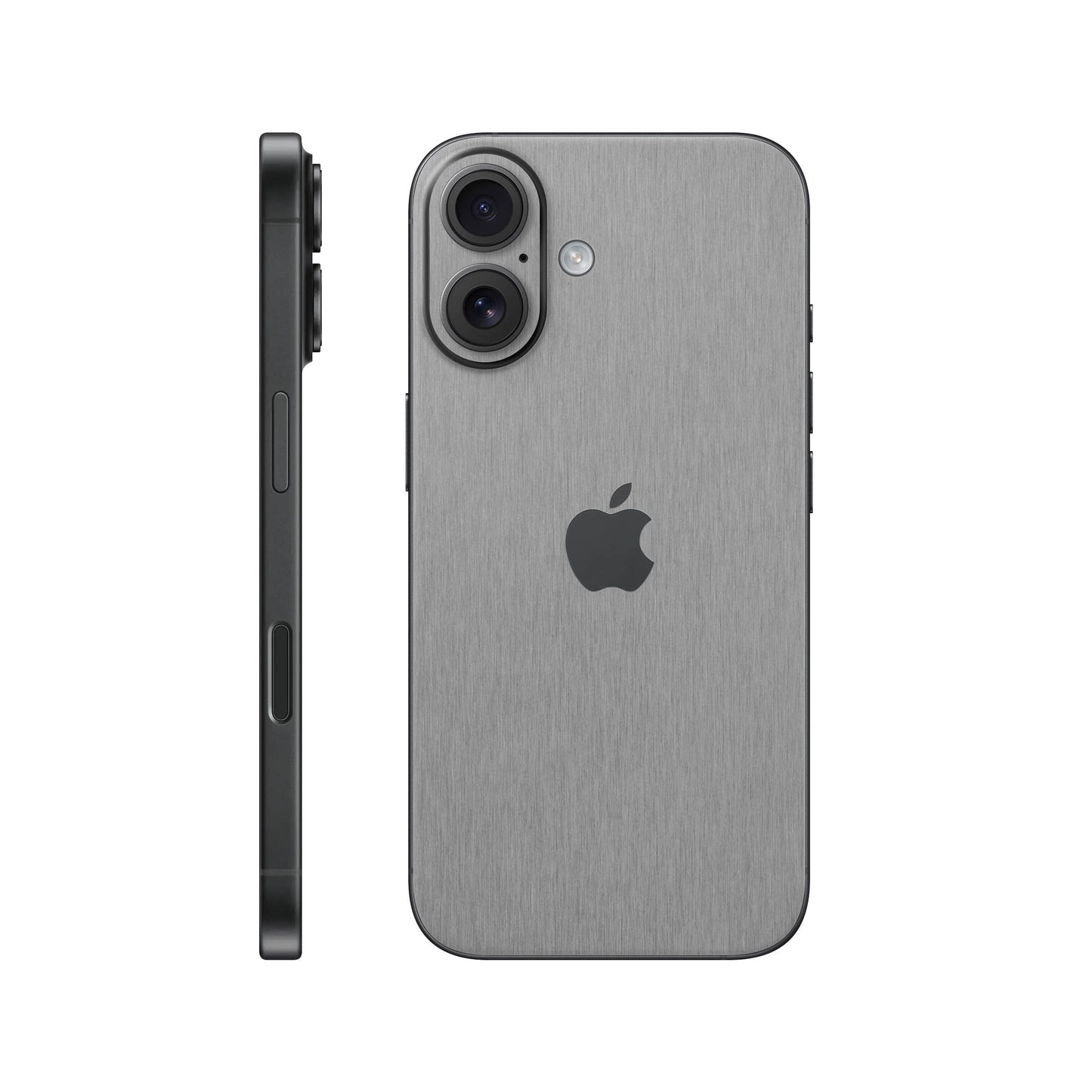 Folie de protectie iPhone 17, eSkins Elegans, Skin Metalic Grafit