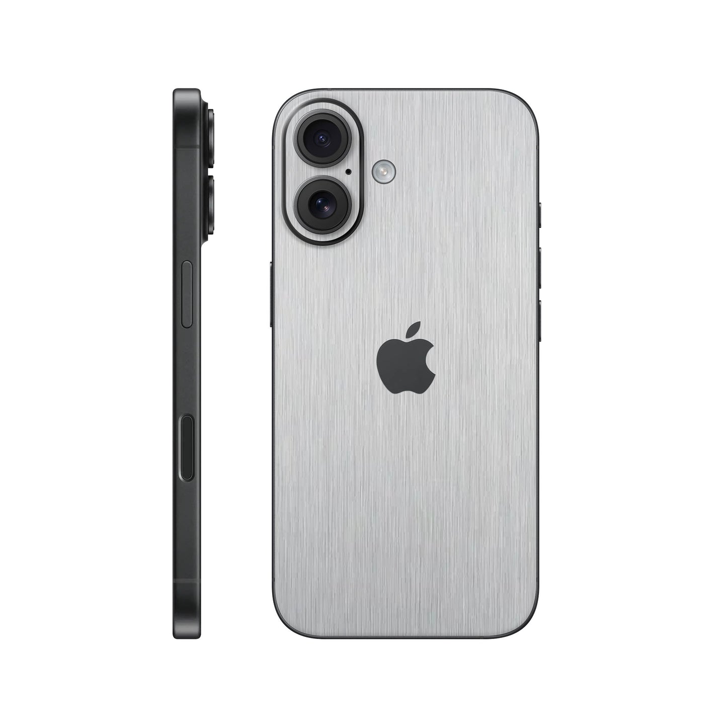Folie de protectie iPhone 17, eSkins Elegans, Skin Metalic Gri