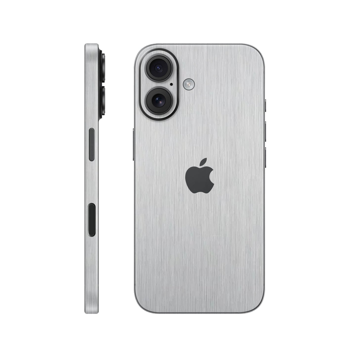 Folie de protectie iPhone 17, eSkins Elegans, Skin Metalic Gri