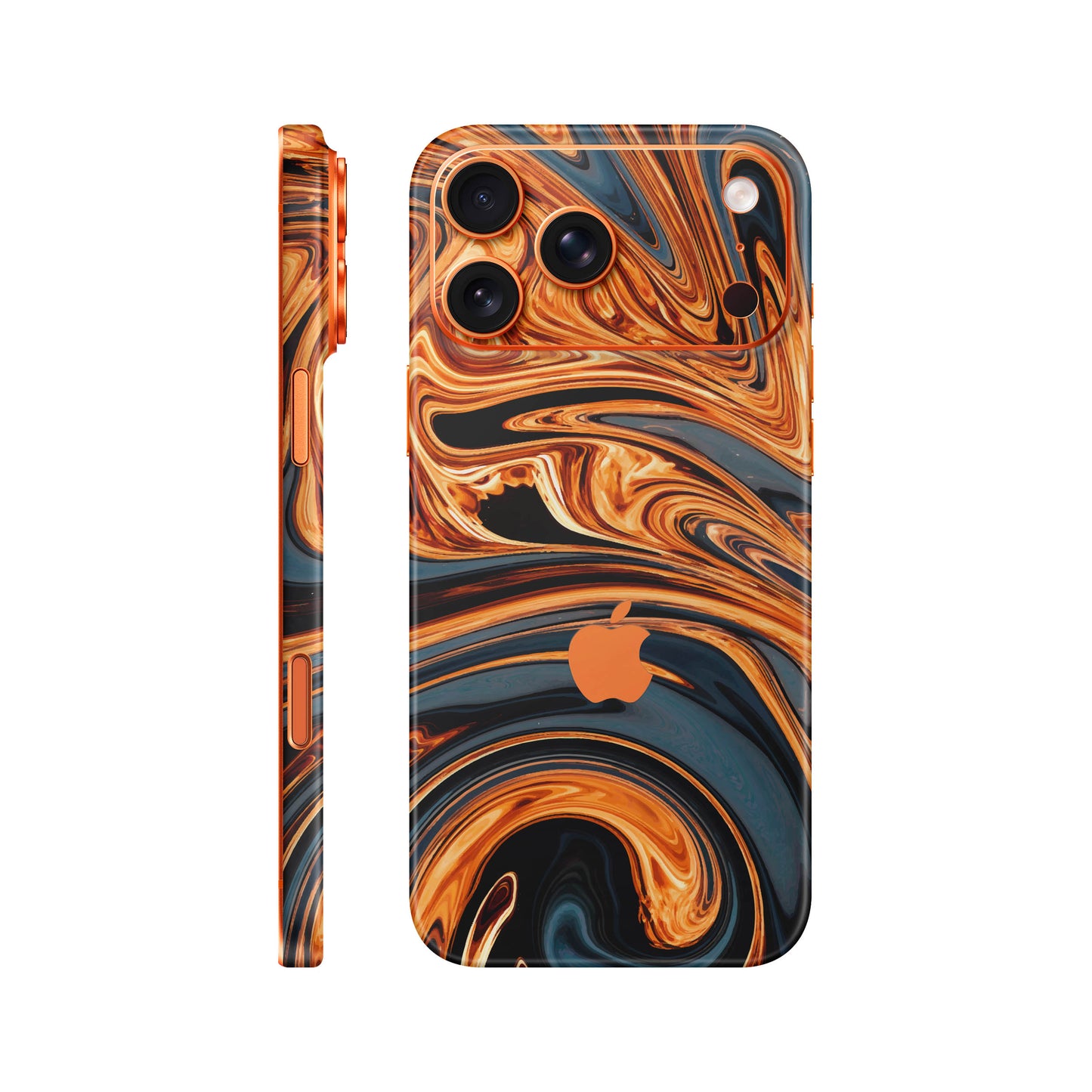 Folie de protectie iPhone 17 Pro, eSkins Signature, Skin Amber Blaze