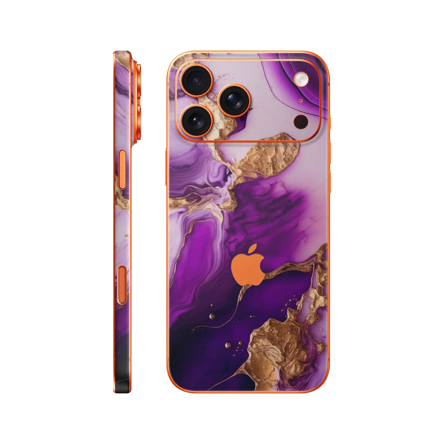 Folie de protectie iPhone 17 Pro, eSkins Signature, Skin Amethyst Dream