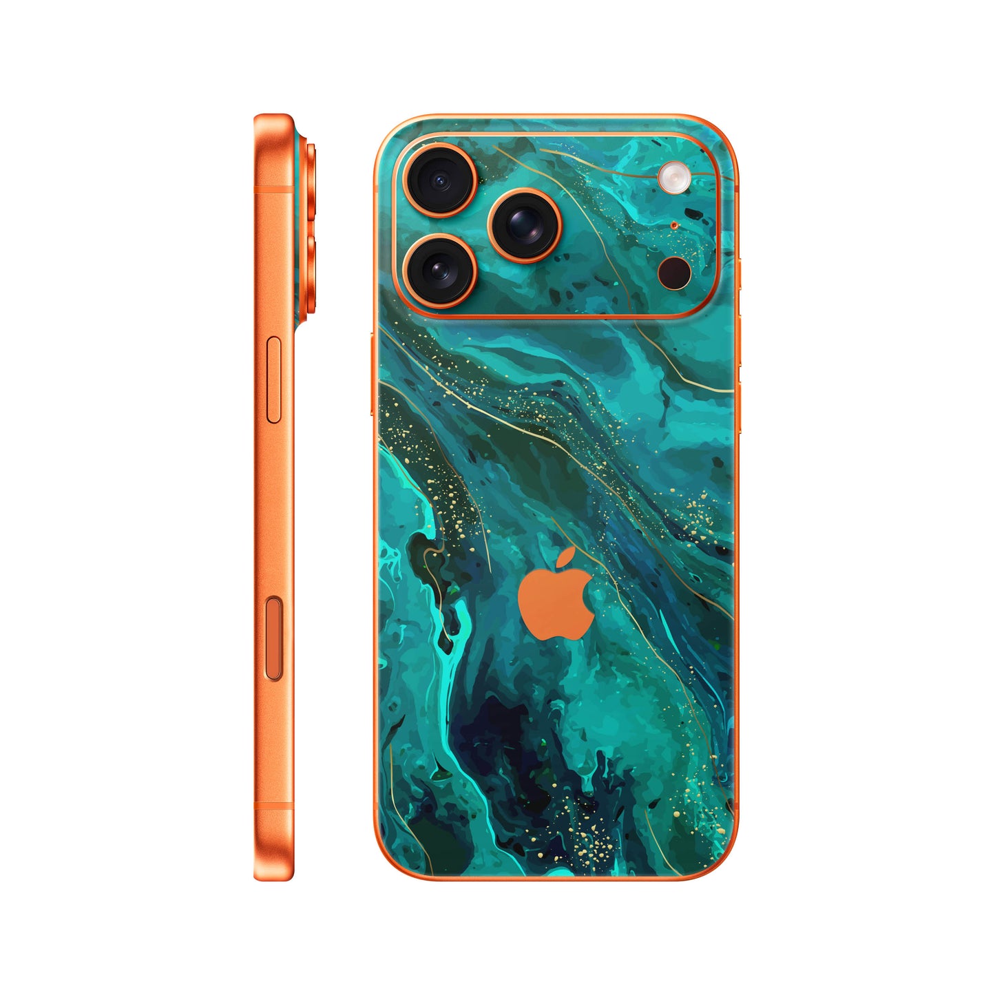 Folie de protectie iPhone 17 Pro, eSkins Signature, Skin Celestial Lagoon