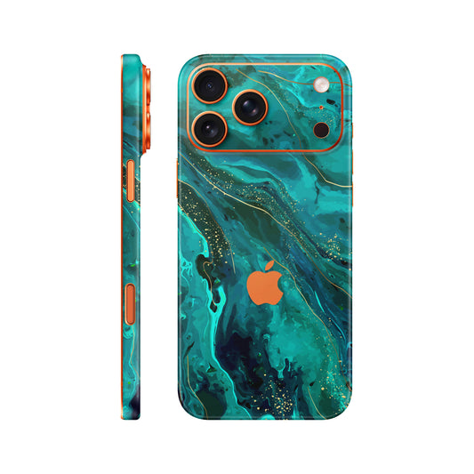Folie de protectie iPhone 17 Pro, eSkins Signature, Skin Celestial Lagoon