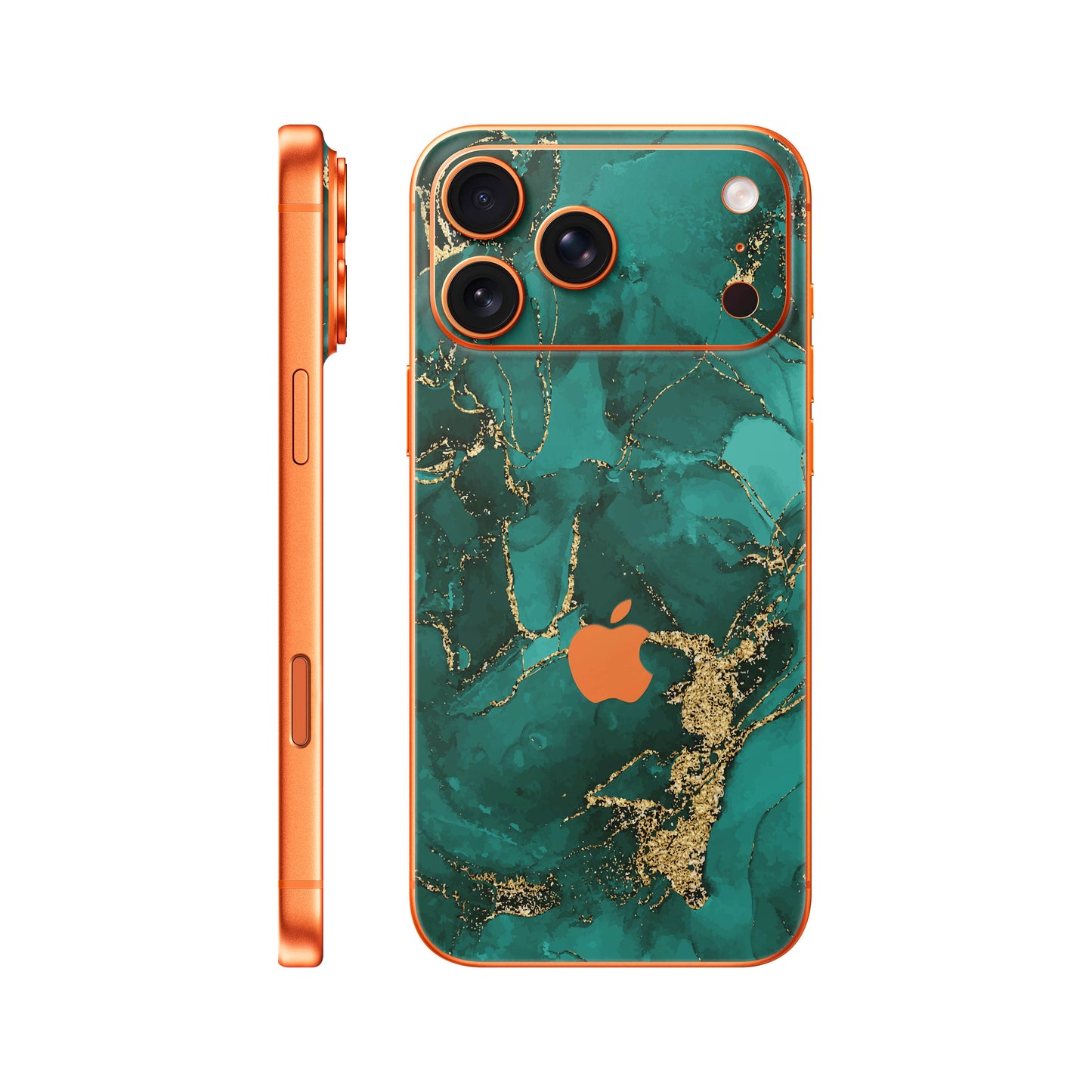 Folie de protectie iPhone 17 Pro, eSkins Signature, Ethereal Green