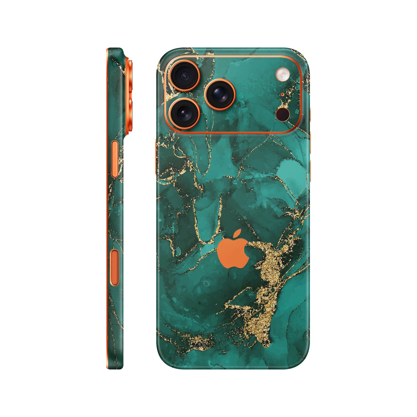 Folie de protectie iPhone 17 Pro, eSkins Signature, Ethereal Green