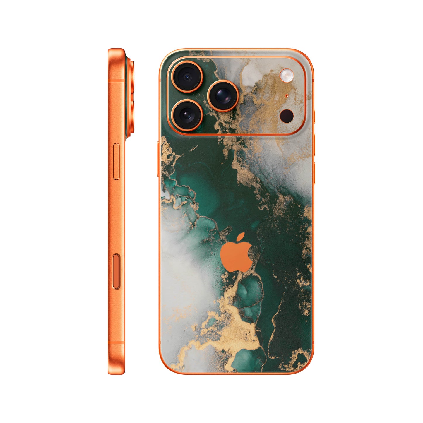 Folie de protectie iPhone 17 Pro, eSkins Signature, Forest Mist