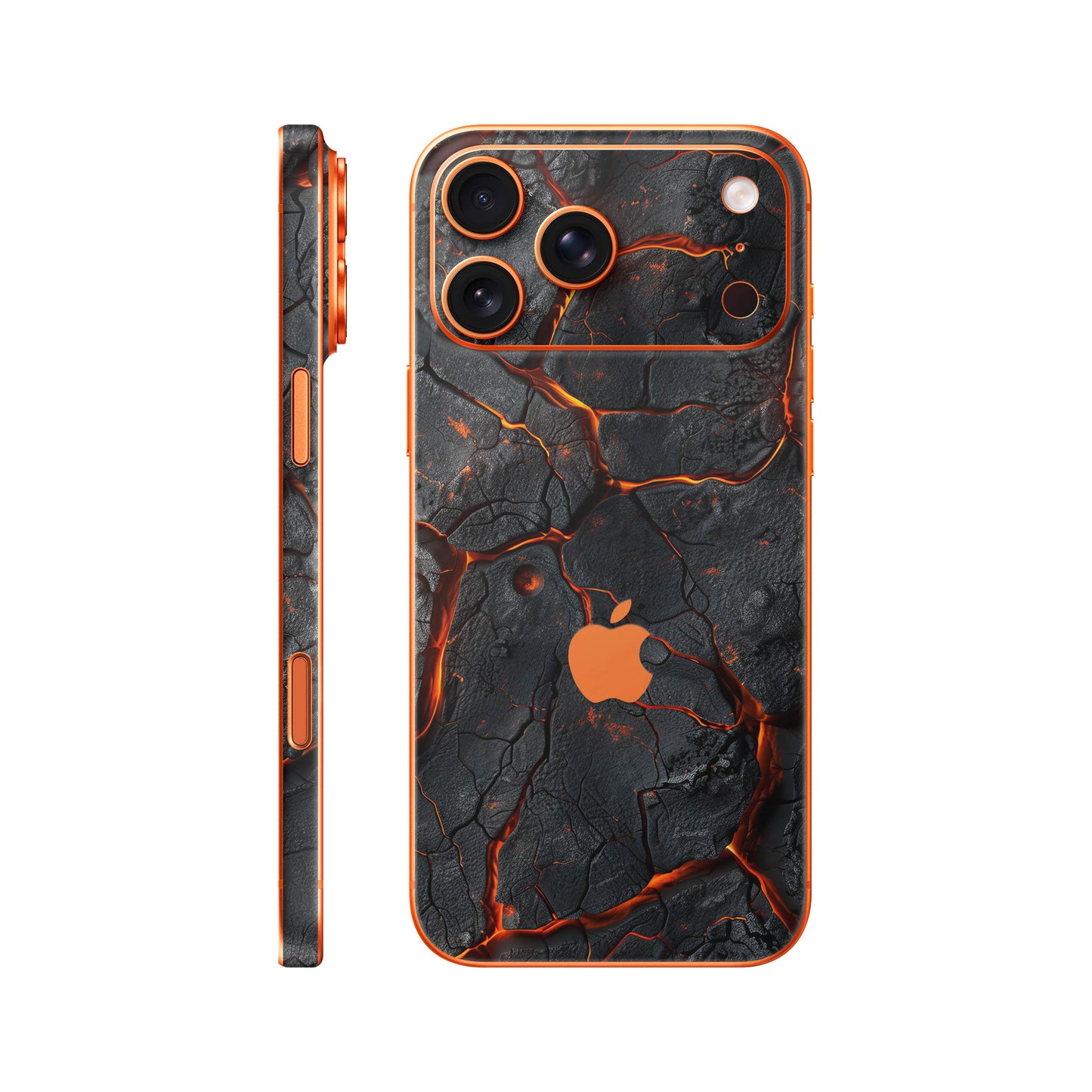 Folie de protectie iPhone 17 Pro, eSkins Signature, Skin Inferno Crust