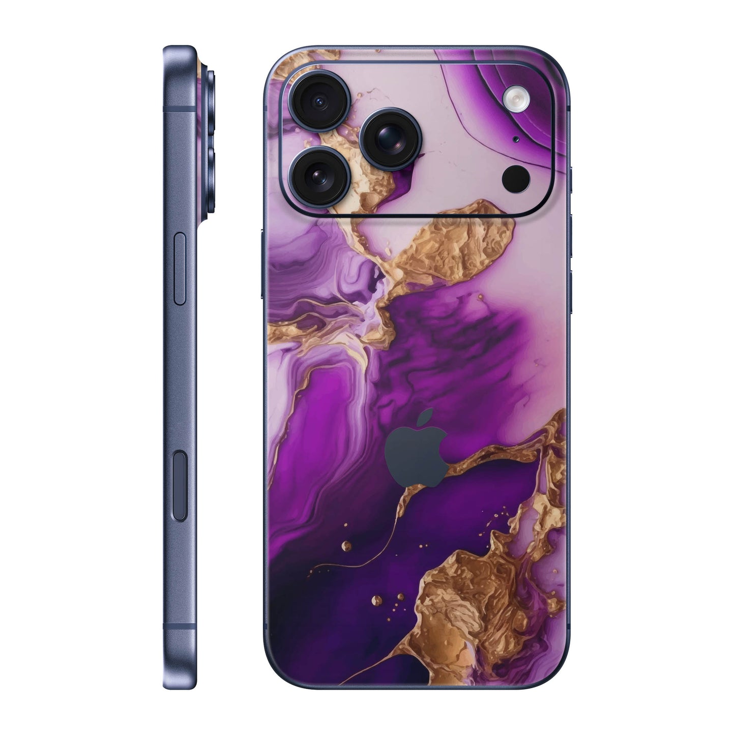 Folie de protectie iPhone 17 Pro Max, eSkins Signature, Skin Amethyst Dream