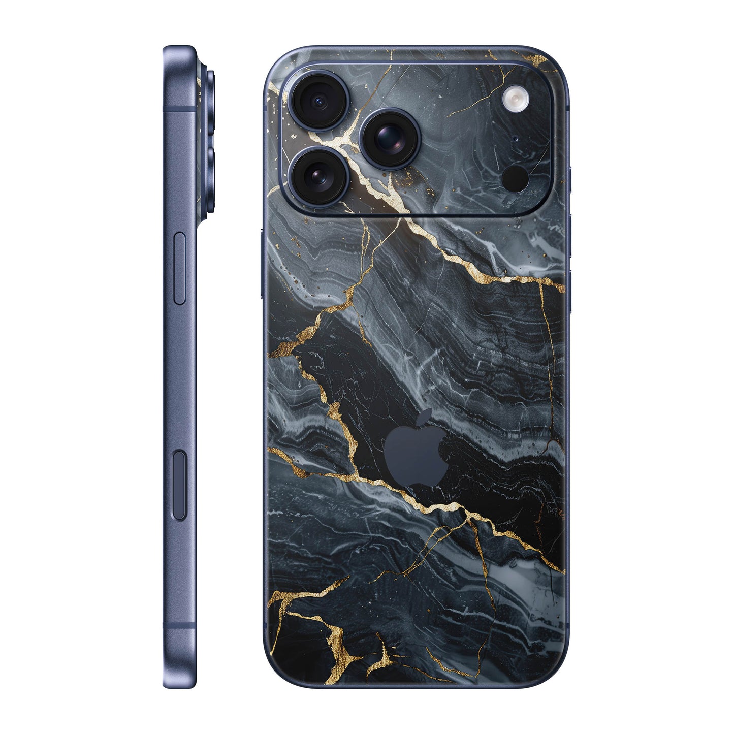 Folie de protectie iPhone 17 Pro Max, eSkins Signature, Skin Gilded Abyss