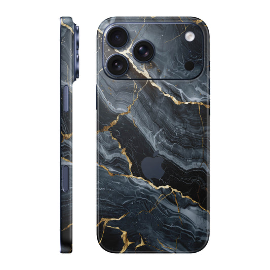 Folie de protectie iPhone 17 Pro Max, eSkins Signature, Skin Gilded Abyss