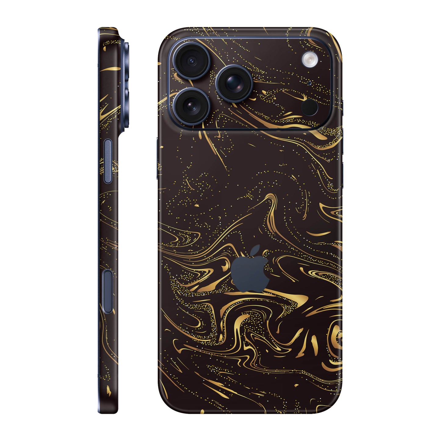 Folie de protectie iPhone 17 Pro Max, eSkins Signature, Golden Noir