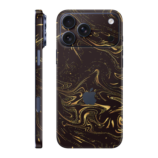 Folie de protectie iPhone 17 Pro Max, eSkins Signature, Golden Noir