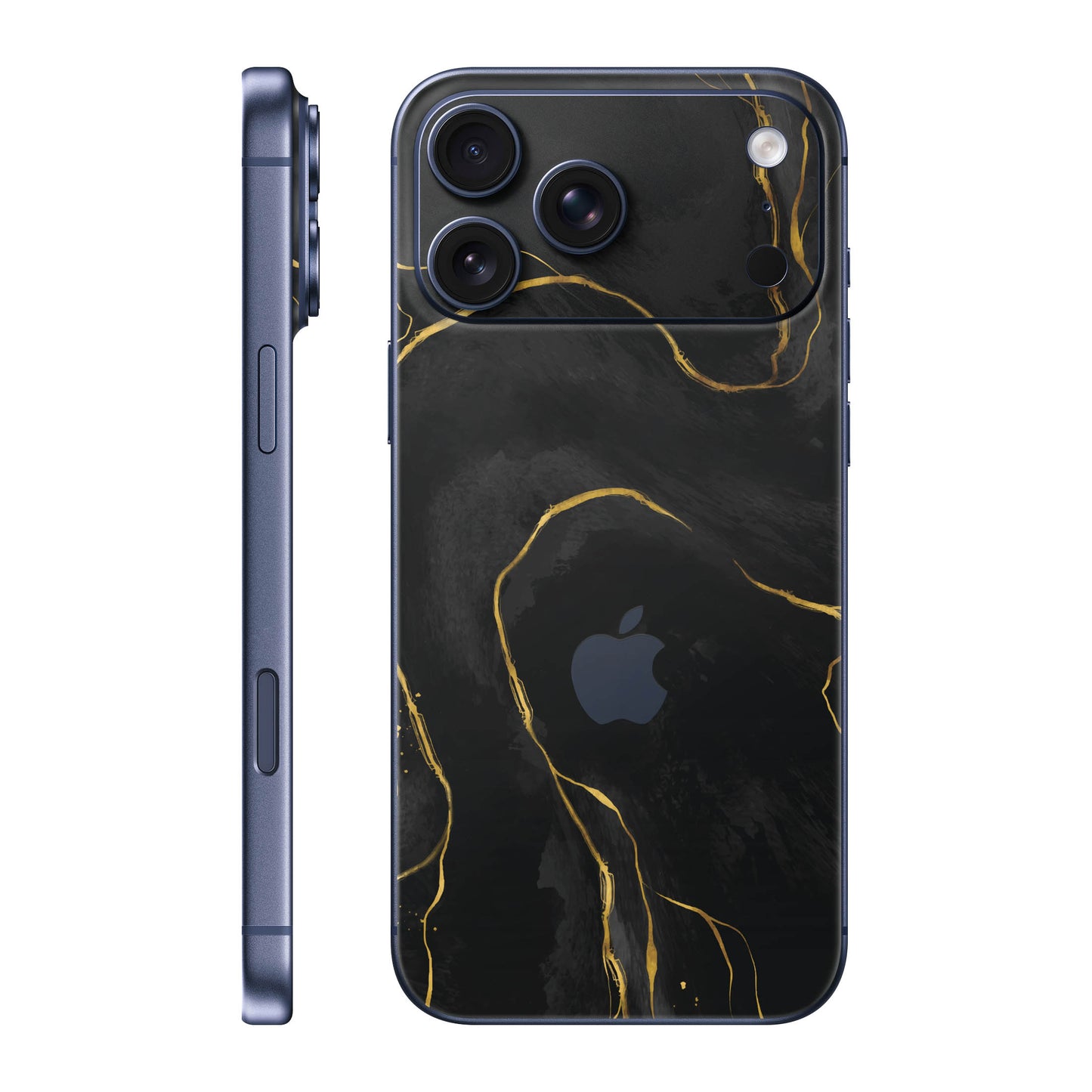 Folie de protectie iPhone 17 Pro Max, eSkins Signature, Skin Golden Onyx