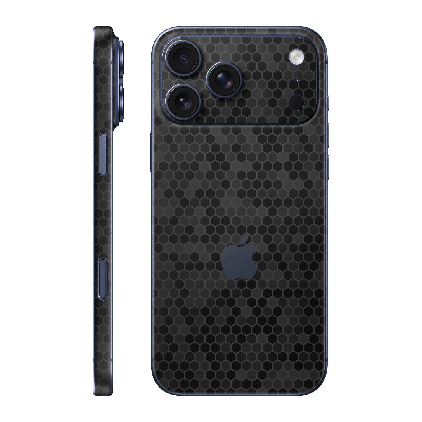 Folie de protectie iPhone 17 Pro Max, eSkins Elegans, Skin Honeycomb Negru