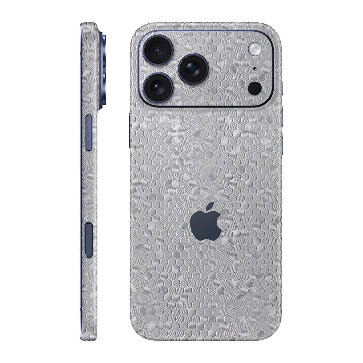 Folie de protectie iPhone 17 Pro Max, eSkins Elegans, Skin Honeycomb Gri