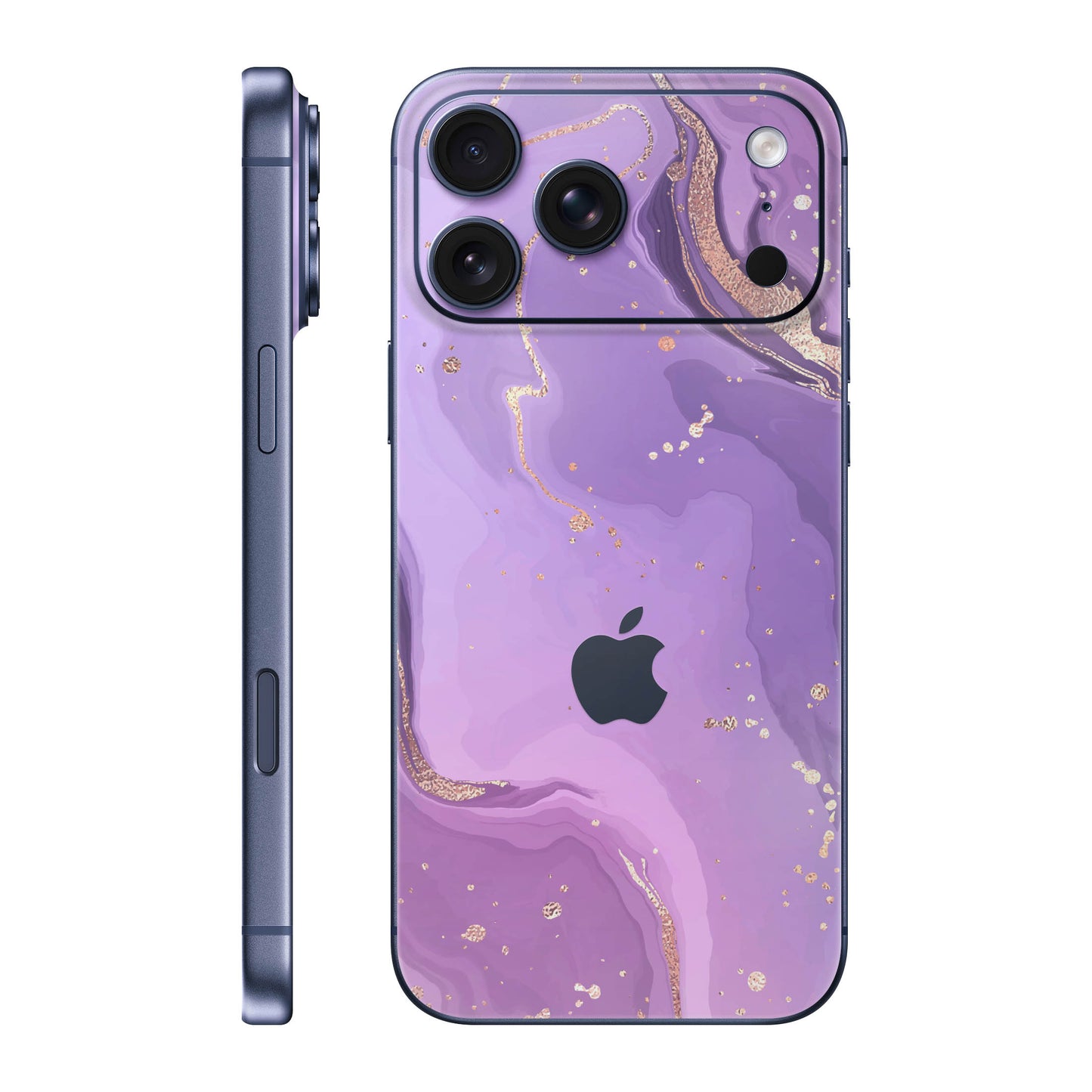 Folie de protectie iPhone 17 Pro Max, eSkins Signature, Skin Lavender Swirl