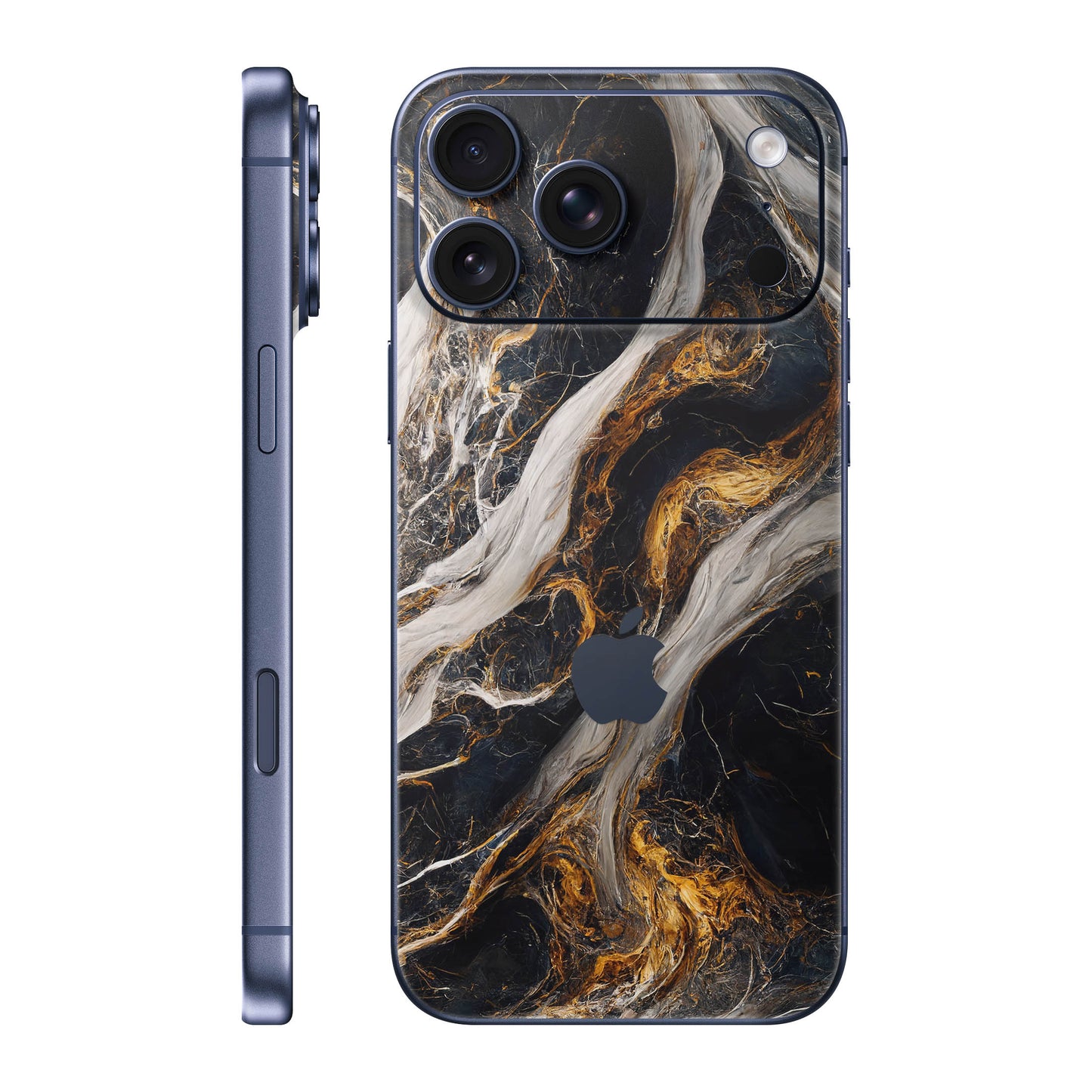 Folie de protectie iPhone 17 Pro Max, eSkins Signature, Skin Luxe Nebula