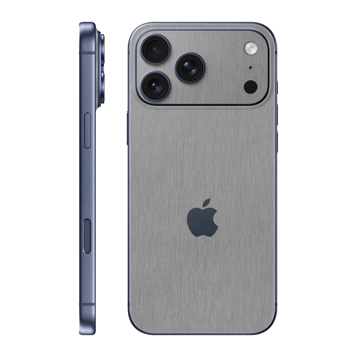 Folie de protectie iPhone 17 Pro Max, eSkins Elegans, Skin Metalic Grafit