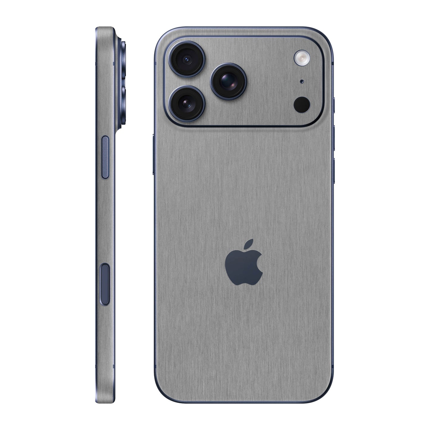 Folie de protectie iPhone 17 Pro Max, eSkins Elegans, Skin Metalic Grafit