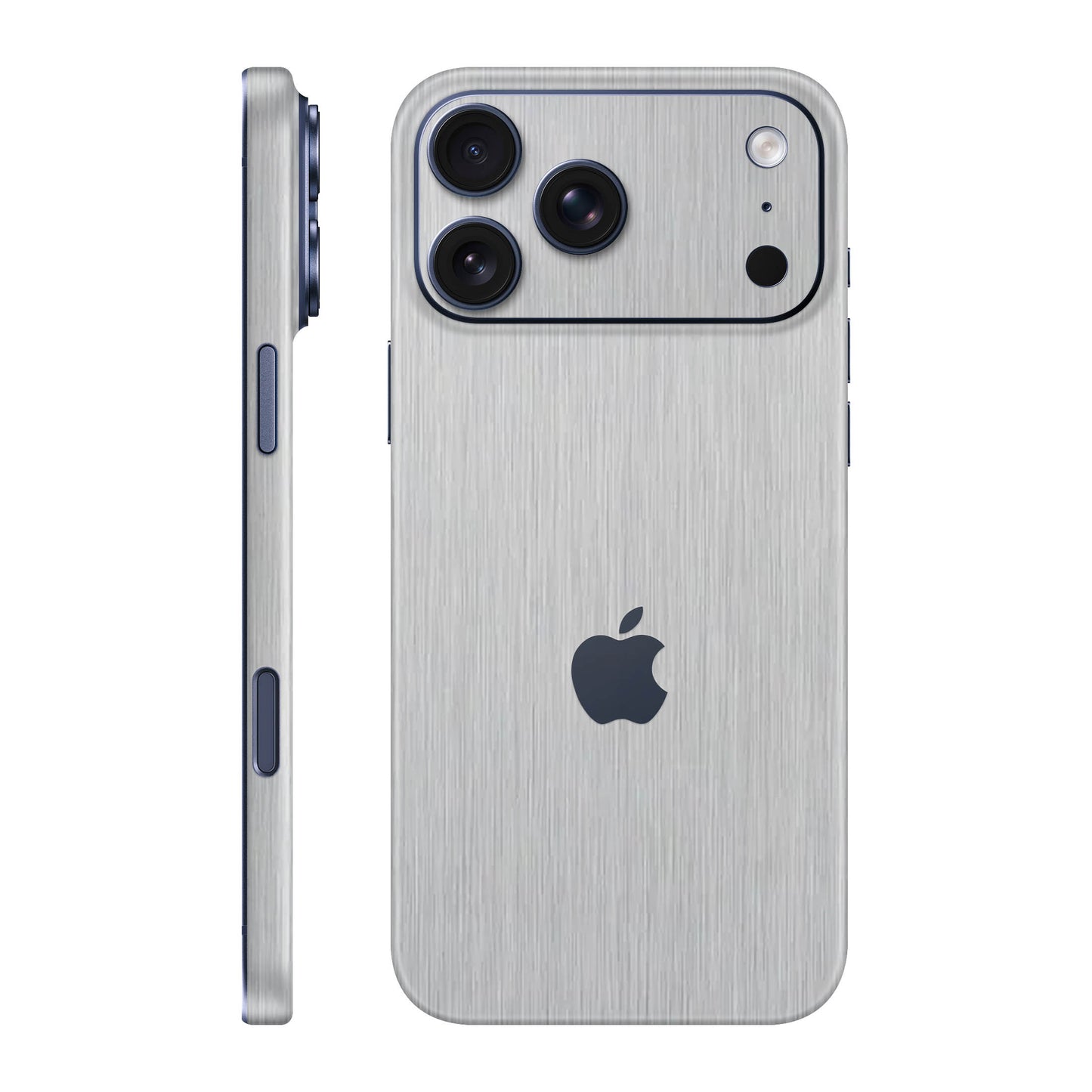 Folie de protectie iPhone 17 Pro Max, eSkins Elegans, Skin Metalic Gri