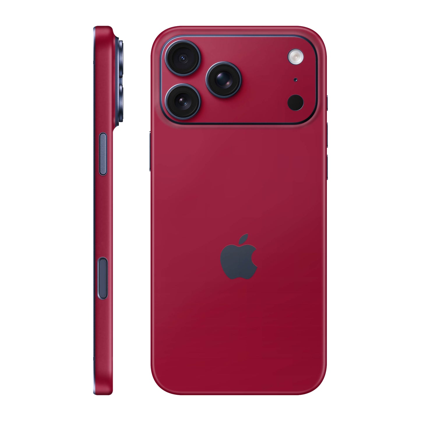 Folie de protectie iPhone 17 Pro Max, eSkins Unique, Skin Mat Rosu